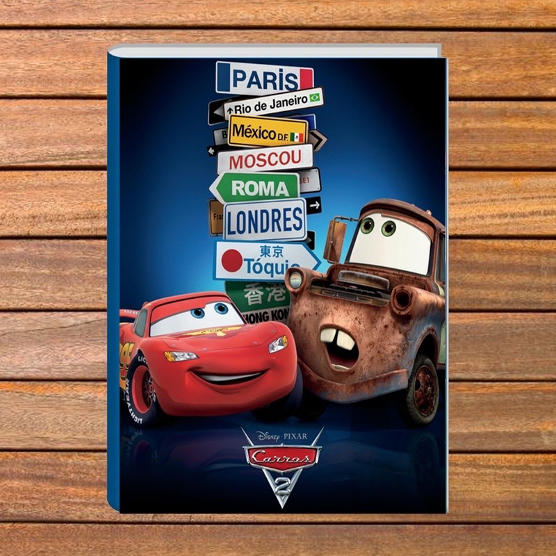 Caderno Brochurão Carros 96 Folhas