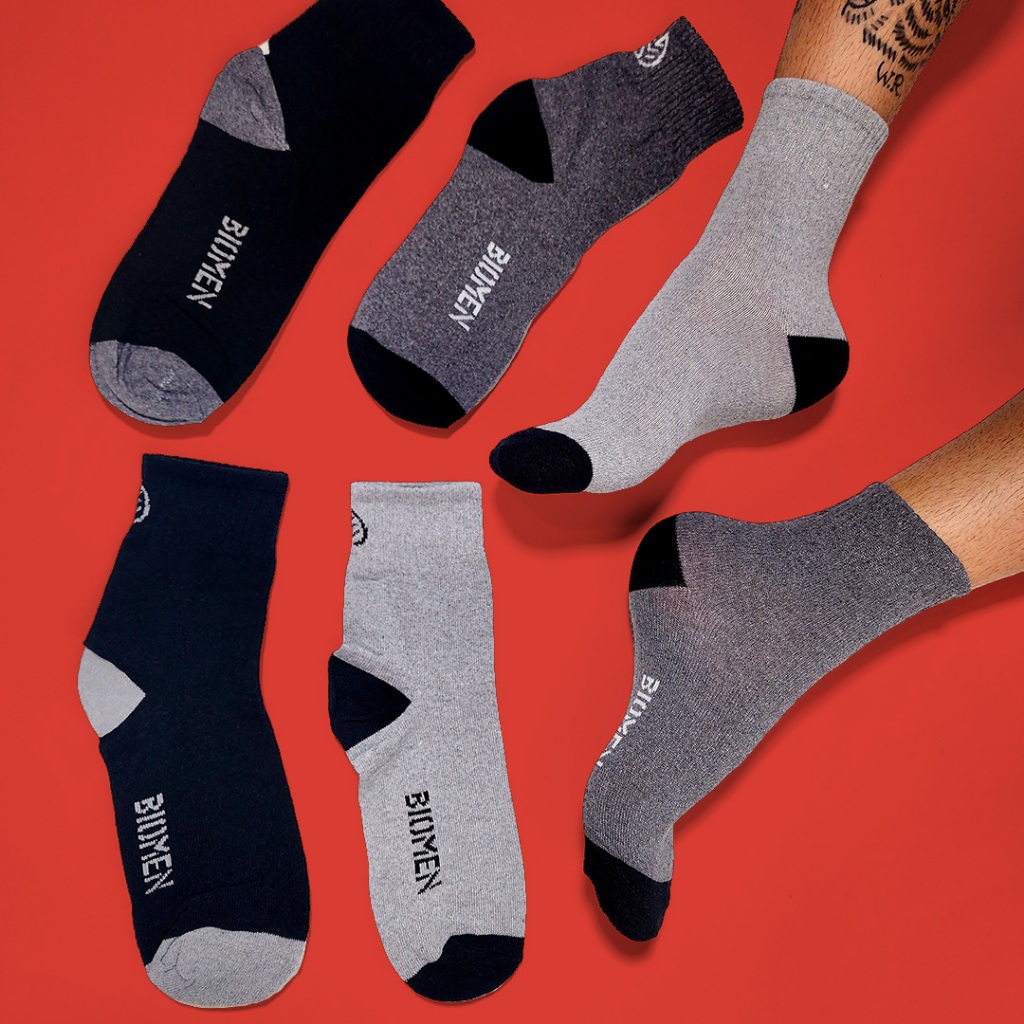 Meias Cano Alto Longo Masculina Kit de 6 a 24 Pares – Cores Sortidas Esporte Inverno