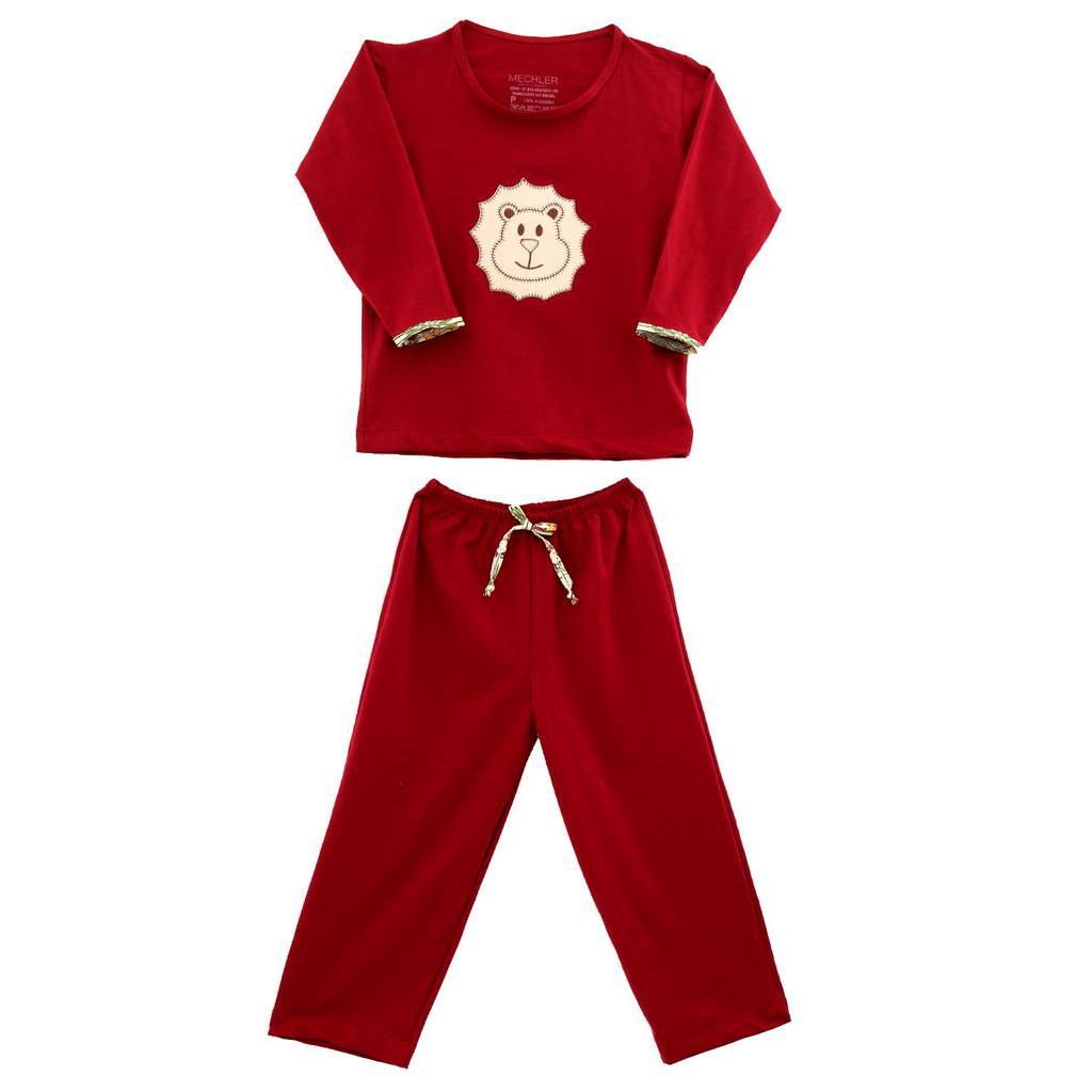 Pijama Longo Infantil Algodão Menino Mechler