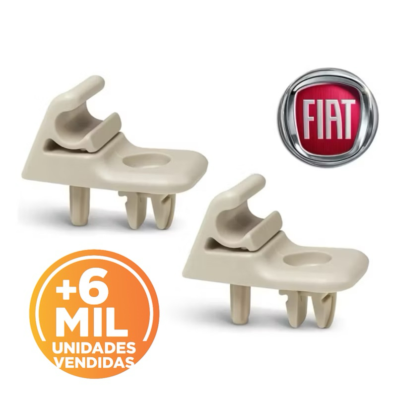 Par Suporte Quebra Sol Fiat Palio Siena Strada Uno Novo Mobi Fiorino