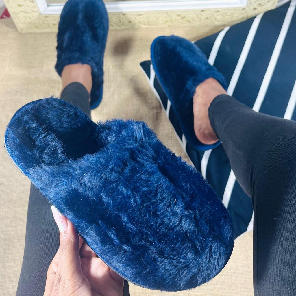 Pantufa de Pelúcia Unissex Inverno Chinelo Quarto Quentinho Antiderrapante