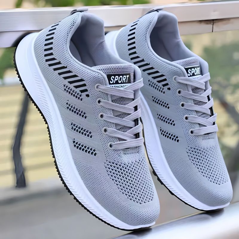 Sapatos masculinos verão respirável 2023 novo estilo sapatos esportivos tênis de corrida Net sapatos casuais masculinos