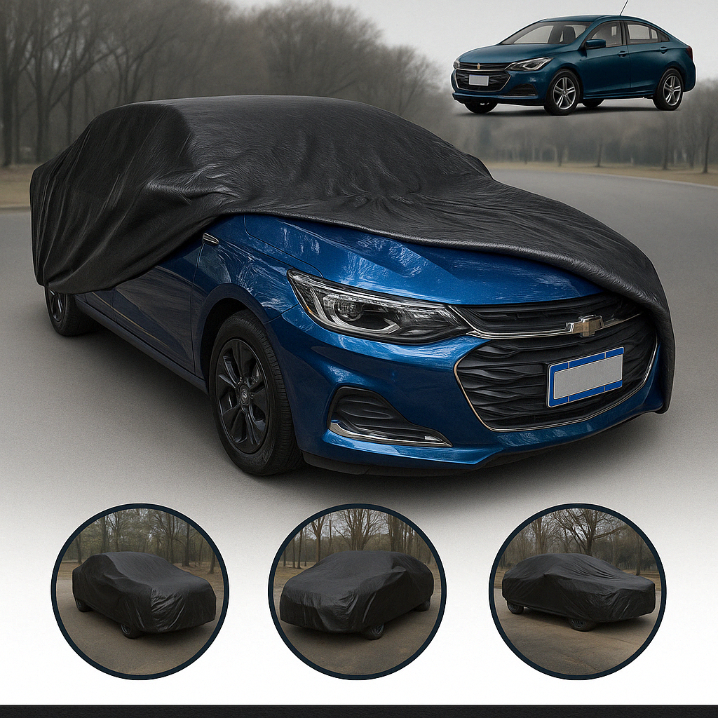 Capa de Cobrir Carro em Couro 100% Forrada Anti-Gato Impermeável Uv Proteção Total Reforçada Grossa P M G