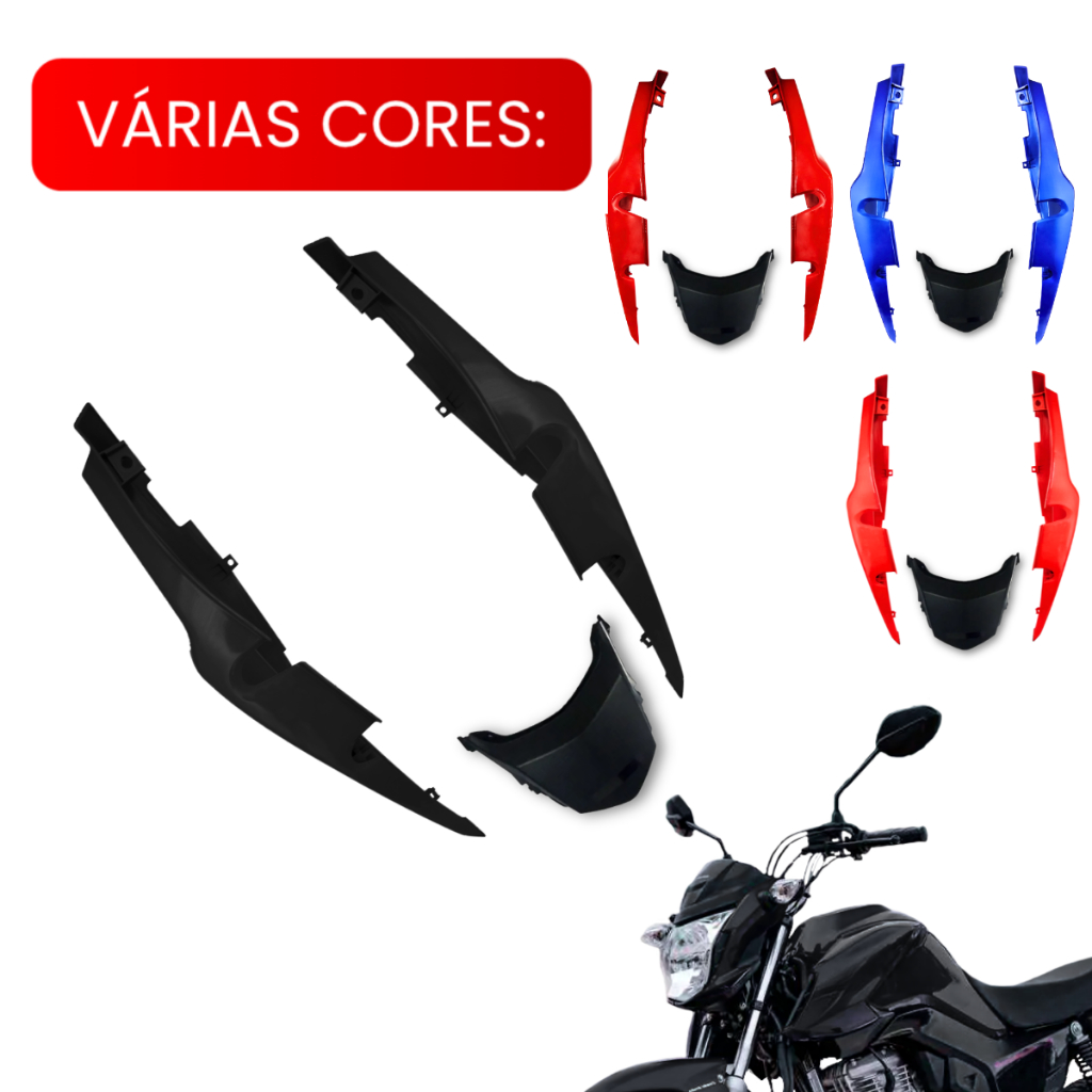 Rabeta Honda CG Titan Fan Start 125 150 160 2014 a 2024 (Várias Cores) Envio Imediato
