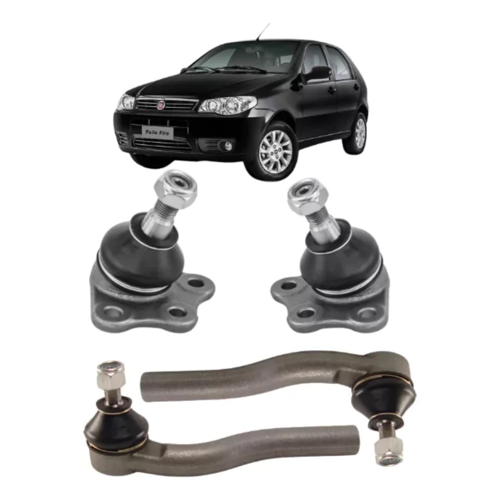 Kit Par Pivô + Par Terminal Fiat Palio Fire 2001 A 2016