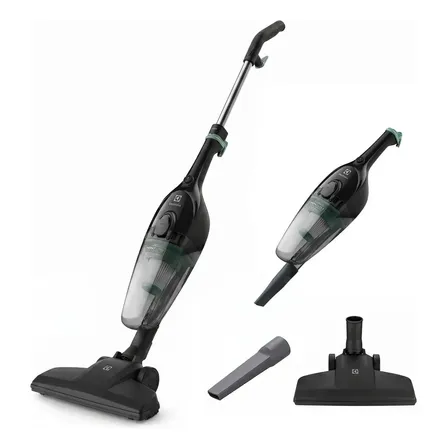 Aspirador De Pó Vertical Electrolux 1.100w Cabo De 5m Portátil De Mão 2 Em 1 Potente Com Capacidade 1,2l Filtro Hepa Preto 127v