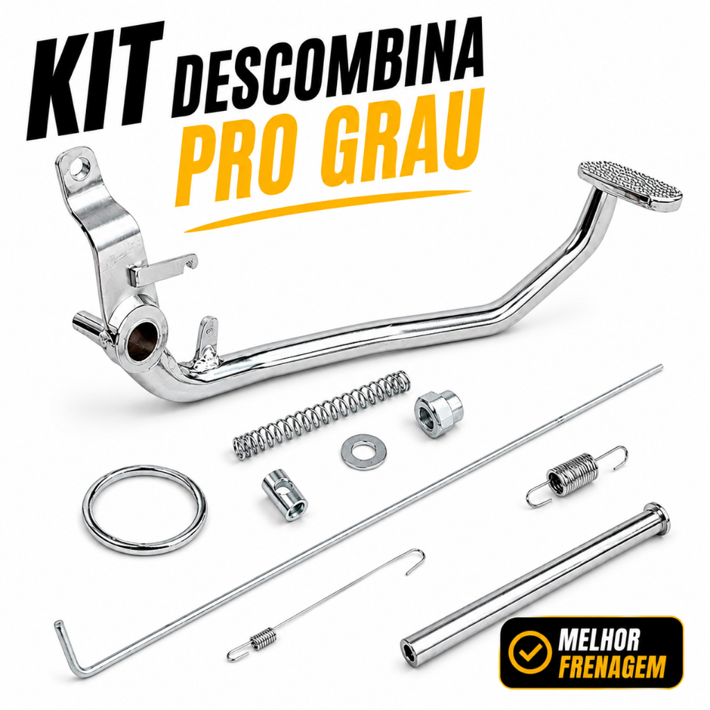 Kit Pedal De Freio Cg Titan Fan Start 160/150/125 Descombinar Desativar O Combi Brake CG 160 14 a 26
