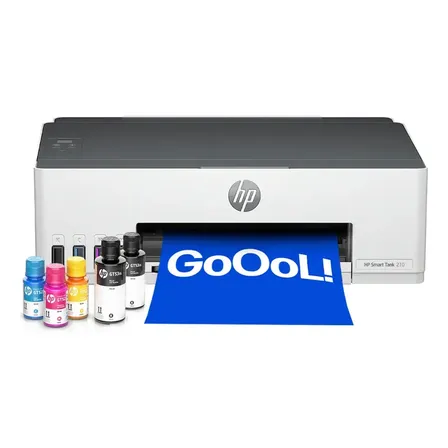 Impressora Hp Smart Tank 210 Colorida 1 Usb 2.0 De Alta Velocidade (dispositivo); 1 Porta Wi-fi 802.11b/g/n; 1 Wi-fi Direct - 100 A 240 Vca Branco 127/220v