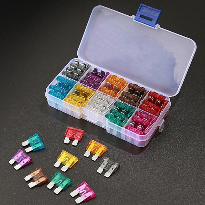 Conjunto De Fusíveis De Carro 10/100/300 Peças 2-35A Tamanho Mini/Médio/ Grande Fusivel