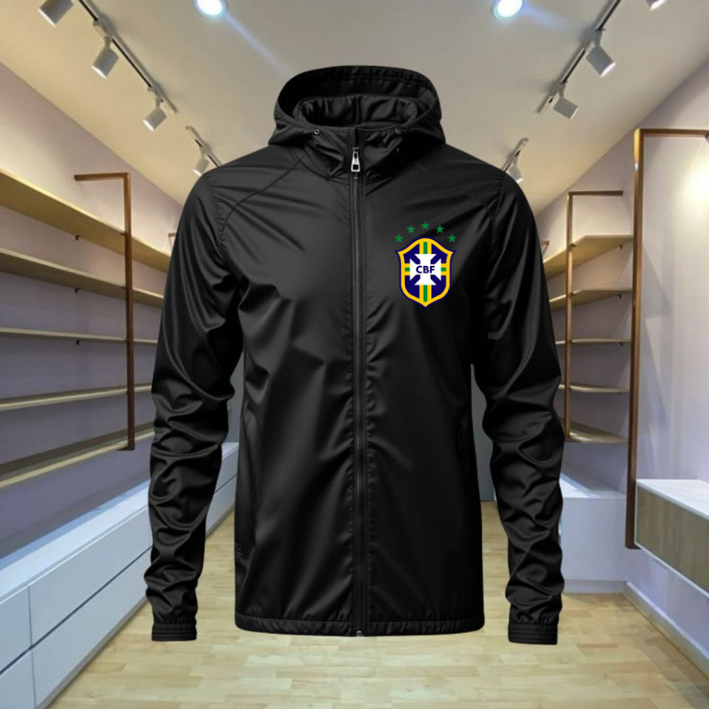 Blusa Corta Vento Selecao Brasileira Brasil