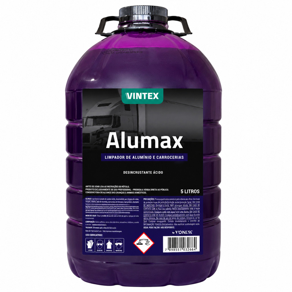 DESINCRUSTANTE ÁCIDO CONCENTRADO LIMPA BAÚ, LIMPA ALUMINIO, LIMPA PANELA  ALUMAX