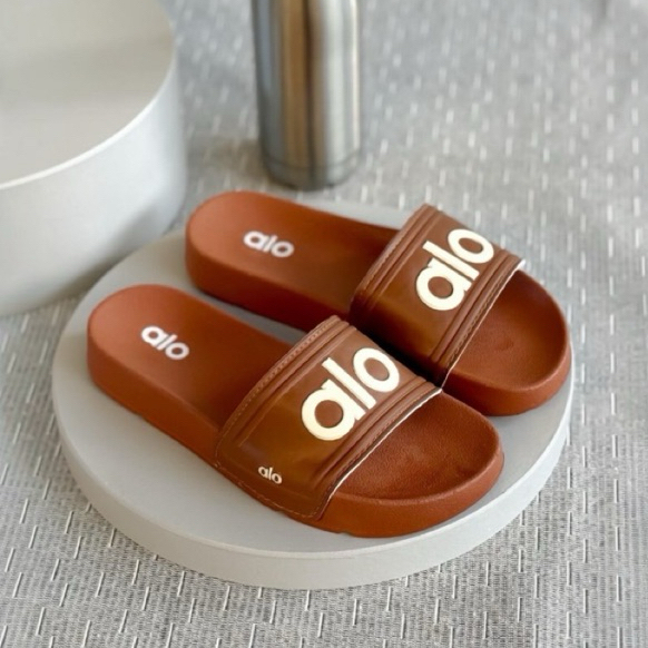 Chinelo Slide Feminino Confortável Casual Tendência Alo