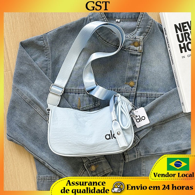 Alo Bolsa de bolinho mensageiro de um ombro à prova d'água antiincrustante moda minimalista Commuter compras All-Ma