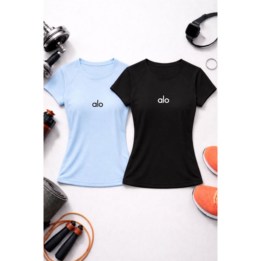 Kit 2 Blusas Ou Individual Dry Fit Camiseta Yoga Moda Fitness Esportiva