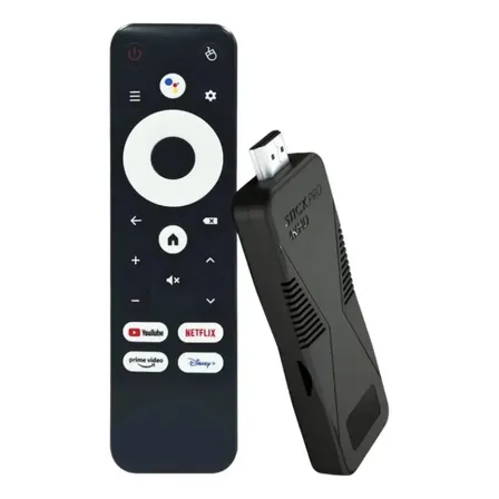 Tv Stickpro 4k Proeletronic Controle Por Voz Android Tv