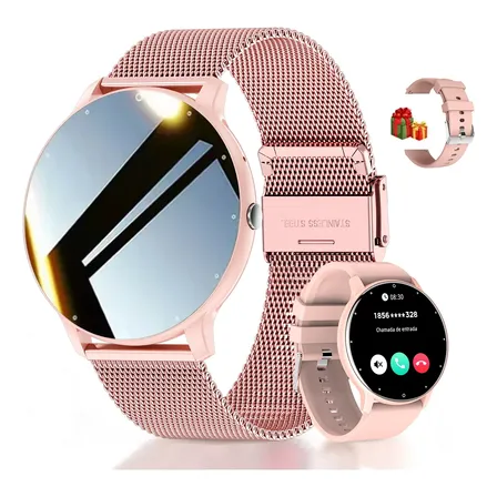 Smartwatch Feminino Relógio Inteligente Esportivo Original