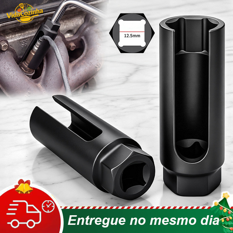 Chave Soquete Sextavada Sonda Lambda 22mm Aço Cromo Vanadiun