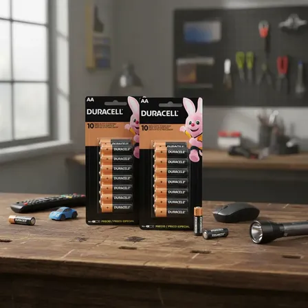 Kit Com 32 Pilhas Alcalinas Aa Pequenas Duracell