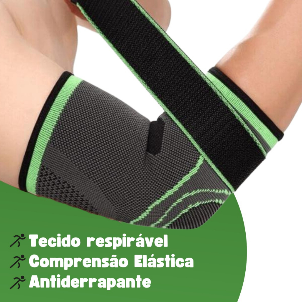 Cotoveleira De Compressão Para Tendinites Esporte Alívio de Dor Academia Ortopédico Fisioterapia