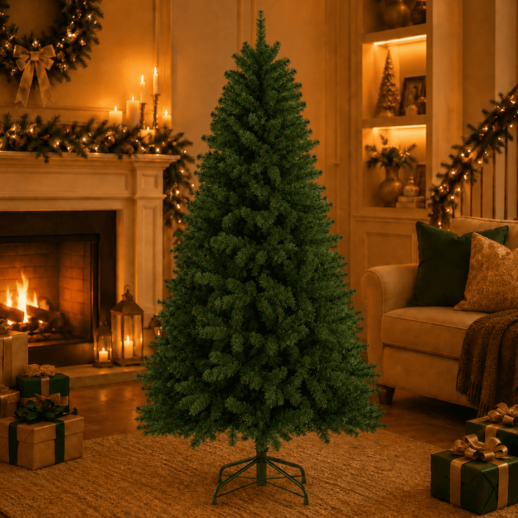 Árvore De Natal 1,50m Pinheiro 500 Galhos Premium Tradicional Verde
